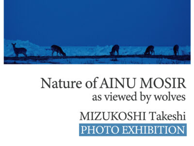 水越武写真展 「アイヌモシリ」 オオカミが見た北海道